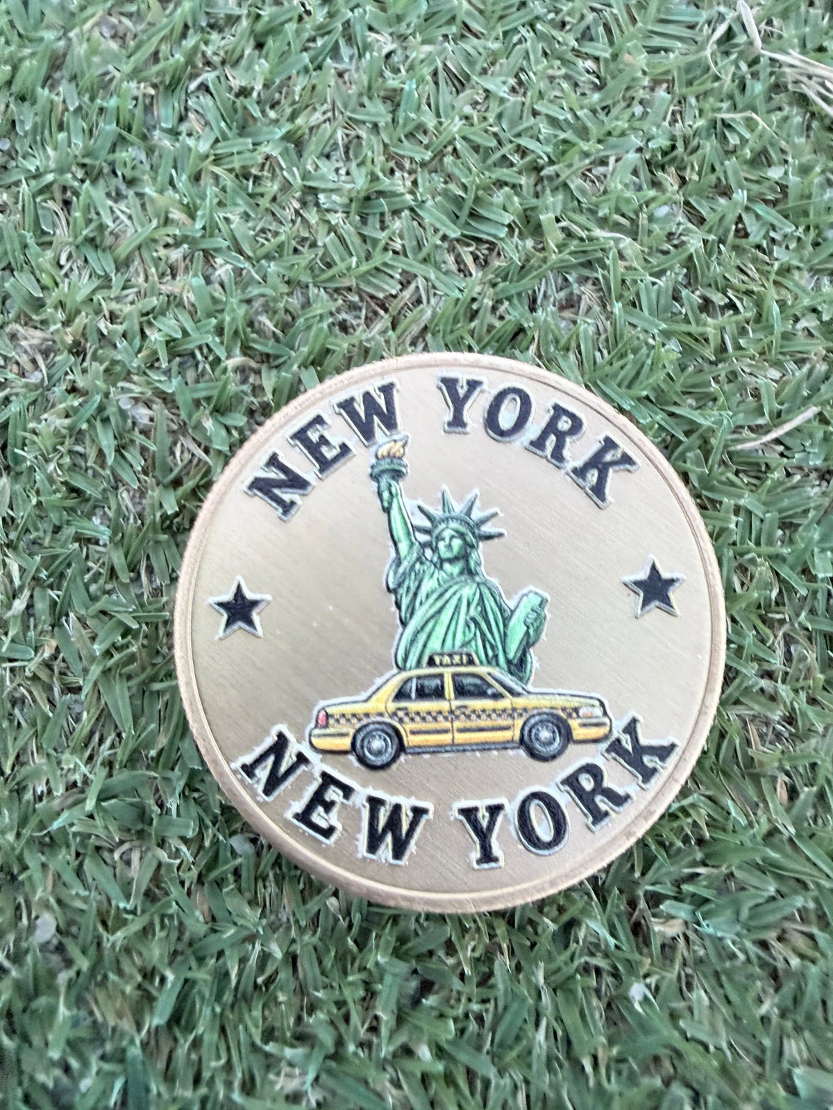 Custom Gold Coin Ball Marker