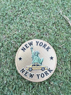 Custom Gold Coin Ball Marker
