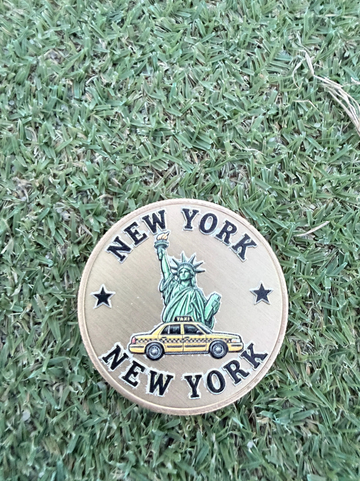 Custom Gold Coin Ball Marker